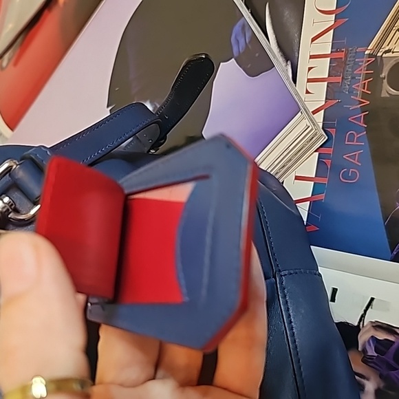 PRADA Authentic Blue Calf Leather Bucket Bag with Fringe Detail UPDATED 💙 - Picture 8 of 17